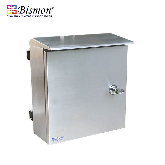Wall Mount Outdoor Fiber optic 48-72 Core Stainless Steel